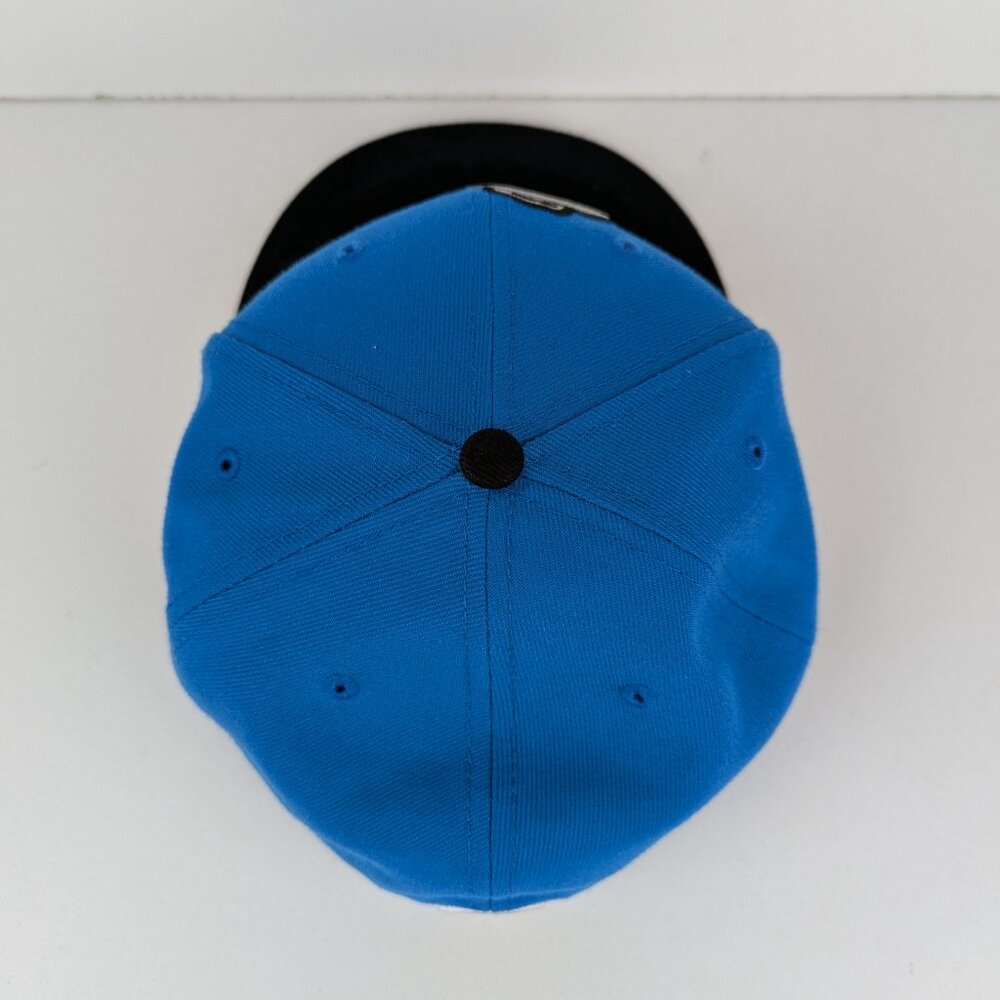 New Era Royal Blue and Black Snapback Cap with Rocket Mascot - Picture 5 of 7
